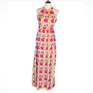 307 / Three07 maxi dress with floral print Size Medium